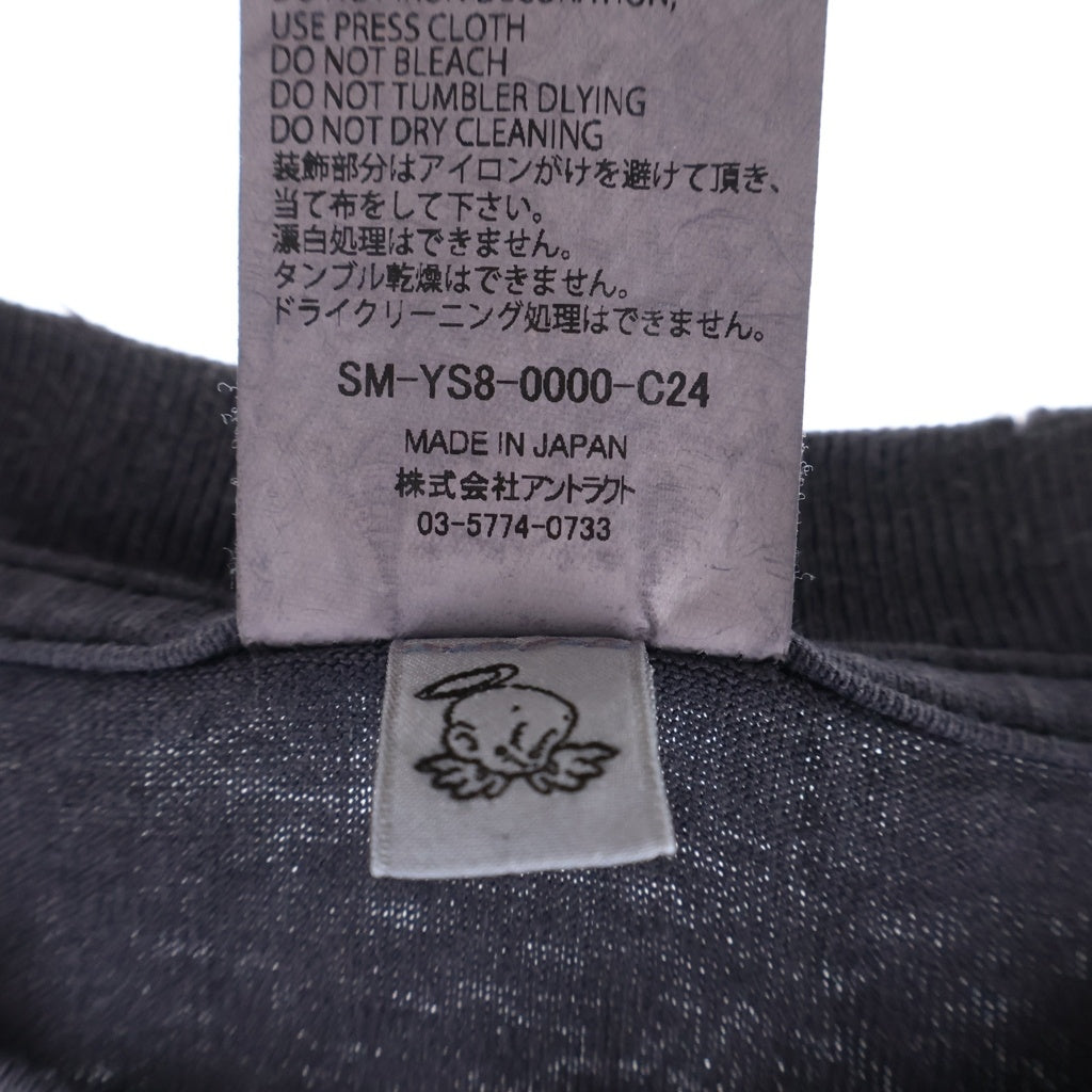 SAINT MICHAEL(セントマイケル) 24SS EVANGELION EV SS TEE 新世紀 エヴァンゲリオン Tシャツ ブラック SM-YS8-0000-C24