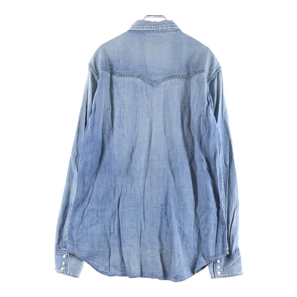 SAINT LAURENT PARIS(サンローランパリ) 15AW ウエスタンシャツ 長袖シャツ インディゴ 391674 Y880I