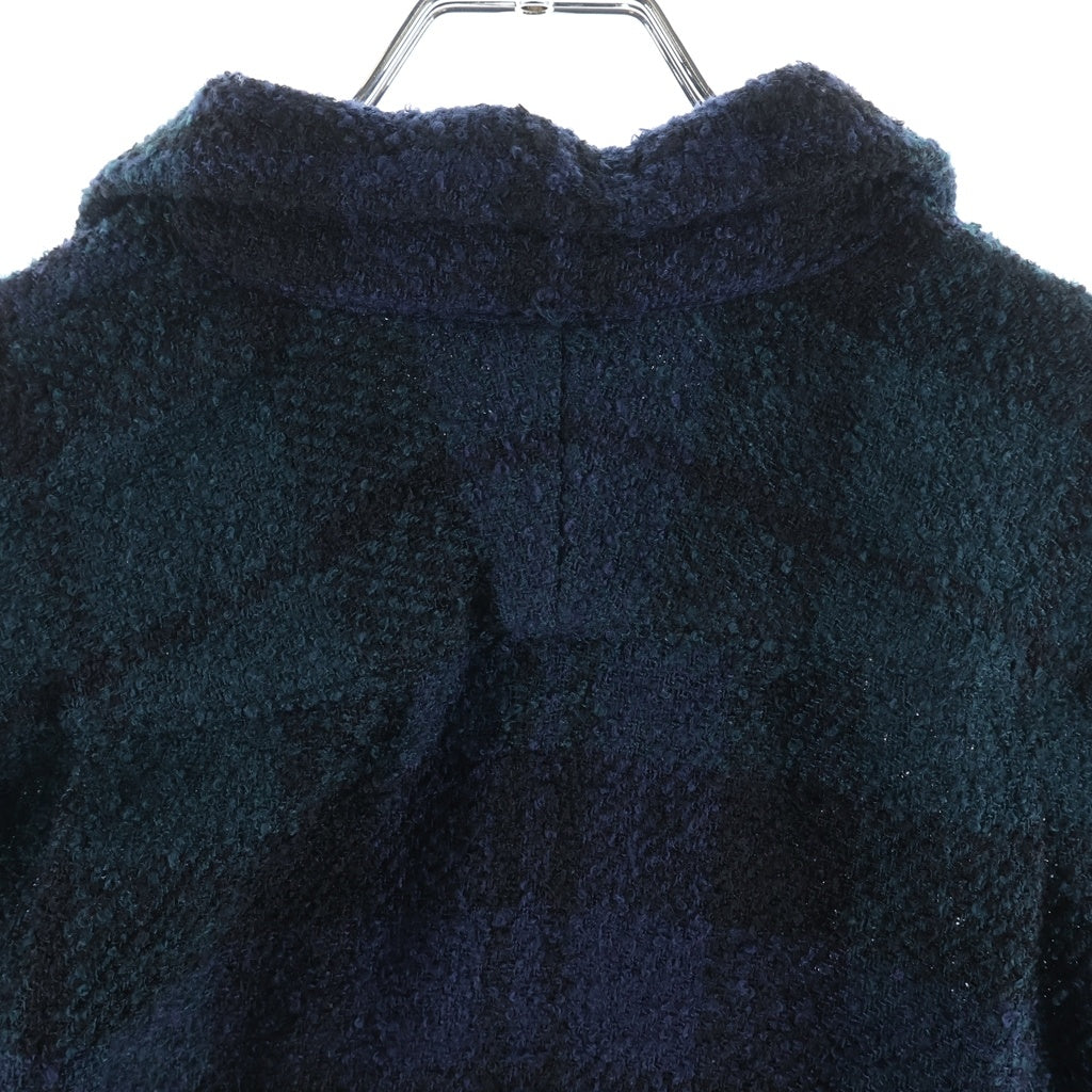 PENDLETON(ペンドルトン) ×BILL WALL LEATHER ×BEAMS チェック柄長袖シャツ ネイビー/グリーン 4475-7206