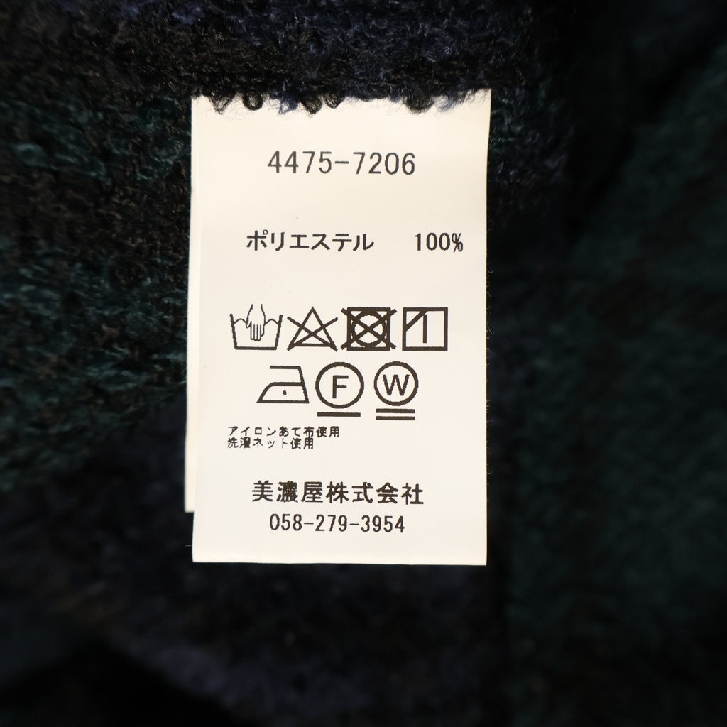PENDLETON(ペンドルトン) ×BILL WALL LEATHER ×BEAMS チェック柄長袖シャツ ネイビー/グリーン 4475-7206