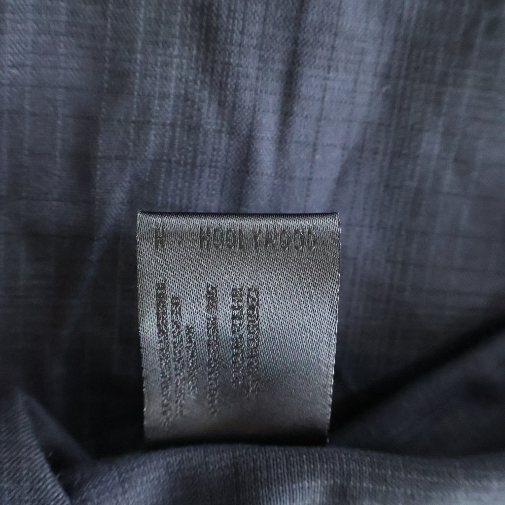 N.HOOLYWOOD(エヌハリウッド) 21AW OPEN COLLAR SHIRT オープンカラーオンブレチェックシャツ 長袖シャツ 2212-SH06-010 ブラック