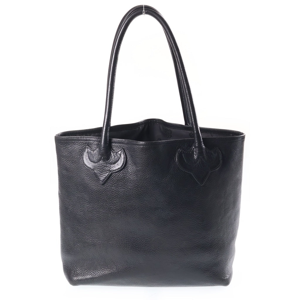 CHROME HEARTS(クロムハーツ) TOTE FS トート クロスパッチ レザートートバッグ ブラック
