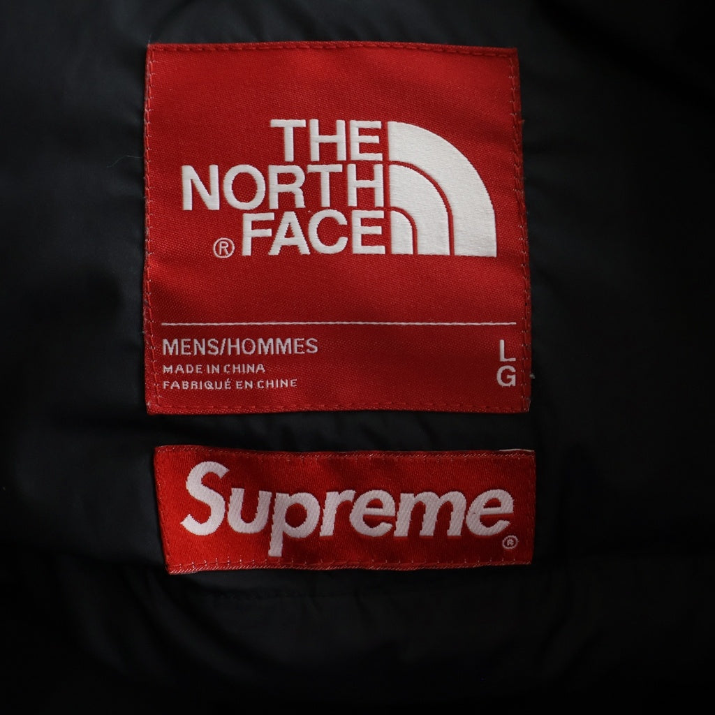 SUPREME(シュプリーム) 15AW×THE NORTH FACE BY ANY MEANS NUPTSE JACKET ザノースフェイス エニーミーンズ 文字 ヌプシダウンジャケット レッド ND51551I