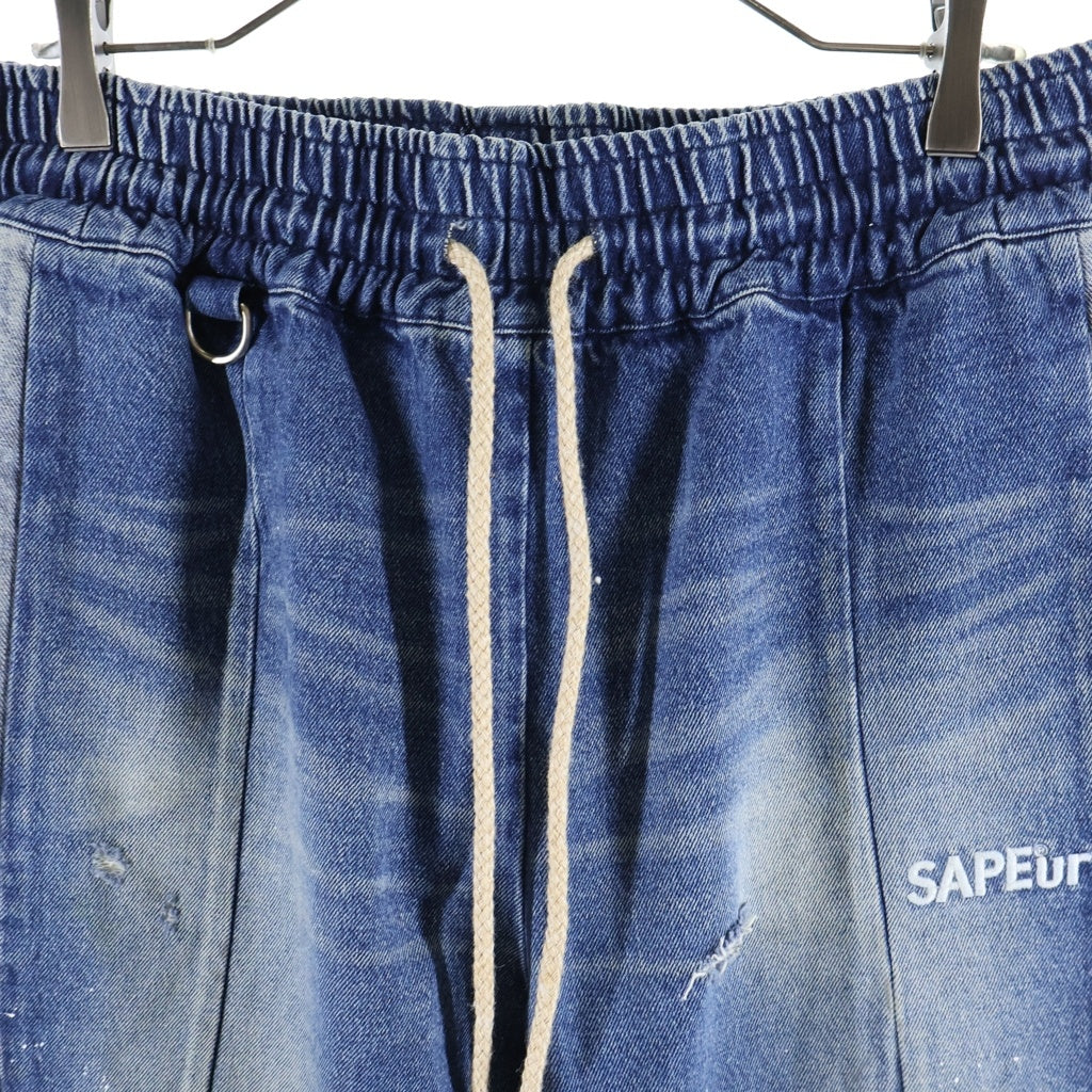 SAPEur(サプール) Vintage Denim Track Pants Indigo デニムパンツ インディゴ