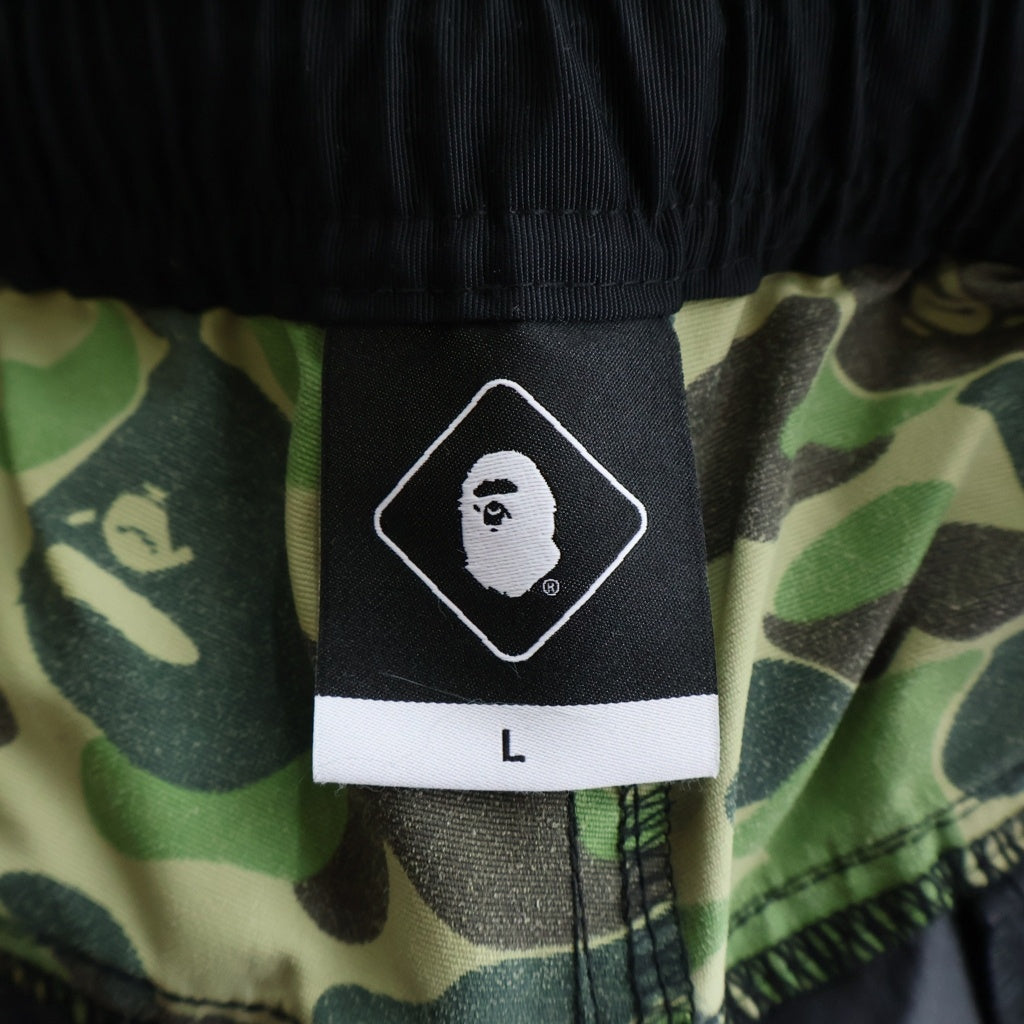 F.C.R.B./F.C.Real Bristol/FCRB(エフシーアールビー/エフシーレアルブリストル) 19SS ×A BATHING APE PRACTICE PANTS ナイロンパンツ ブラック FCRB-190105
