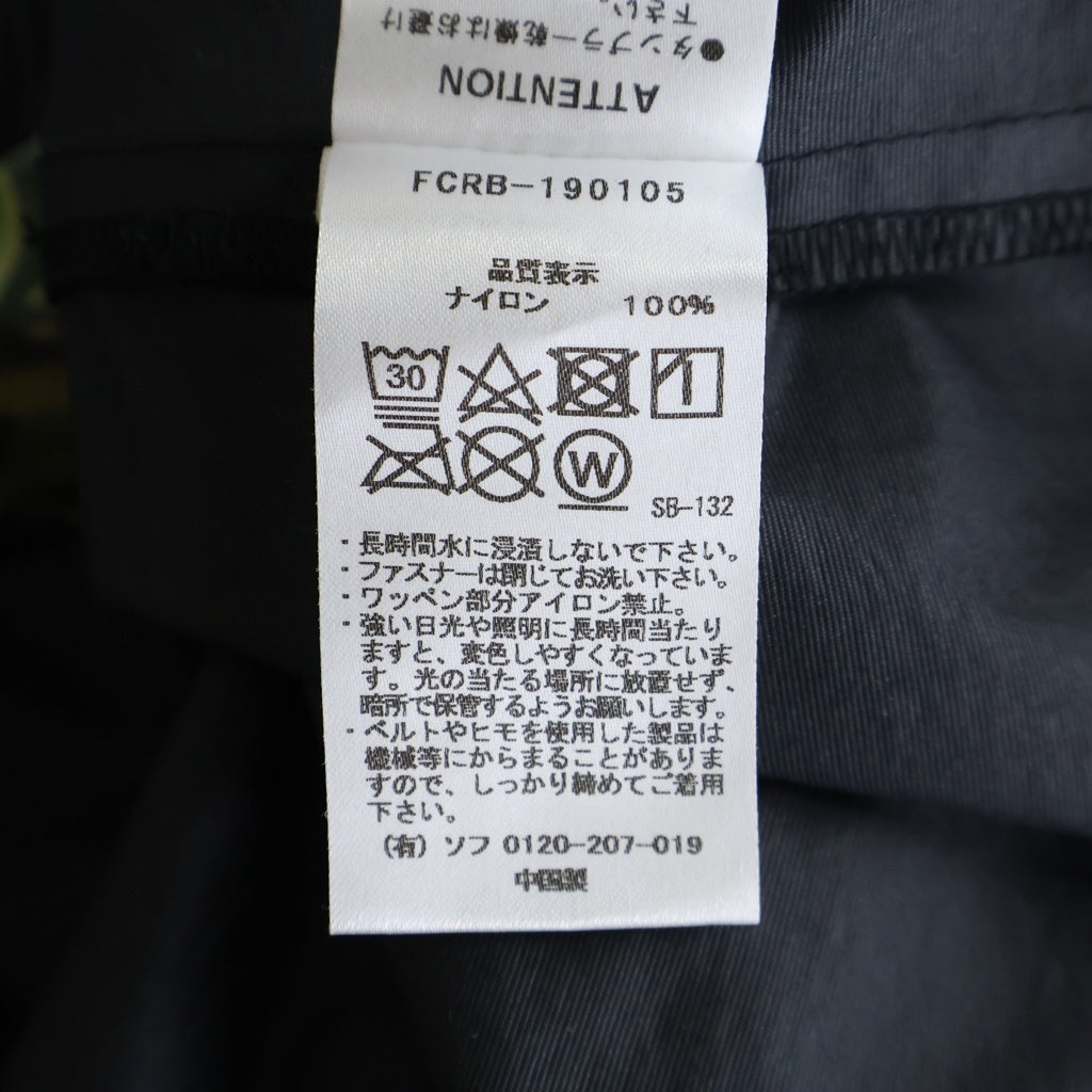 F.C.R.B./F.C.Real Bristol/FCRB(エフシーアールビー/エフシーレアルブリストル) 19SS ×A BATHING APE PRACTICE PANTS ナイロンパンツ ブラック FCRB-190105