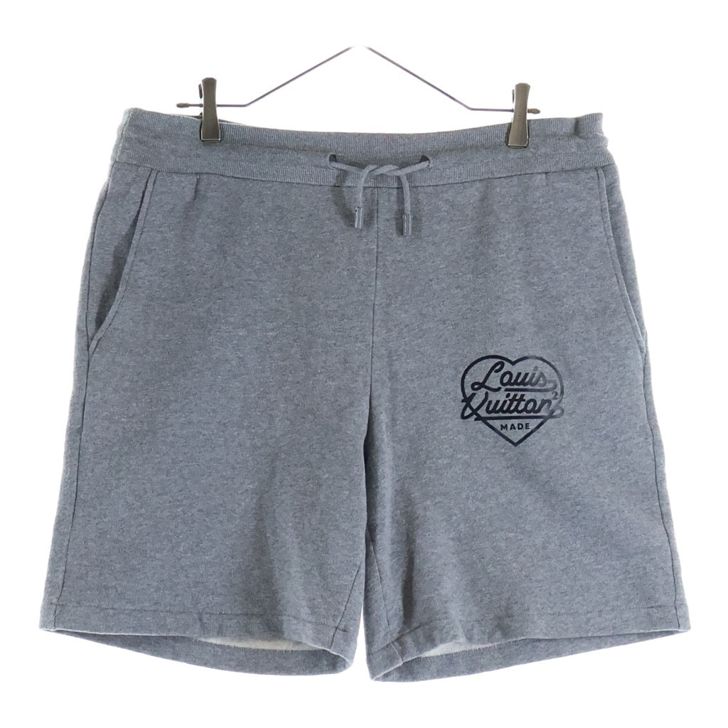 LOUIS VUITTON(ルイヴィトン) 22SS × NIGO ×ニゴ ロゴ プリント スウェット ショートパンツ グレー RM221M UYR HMY03W