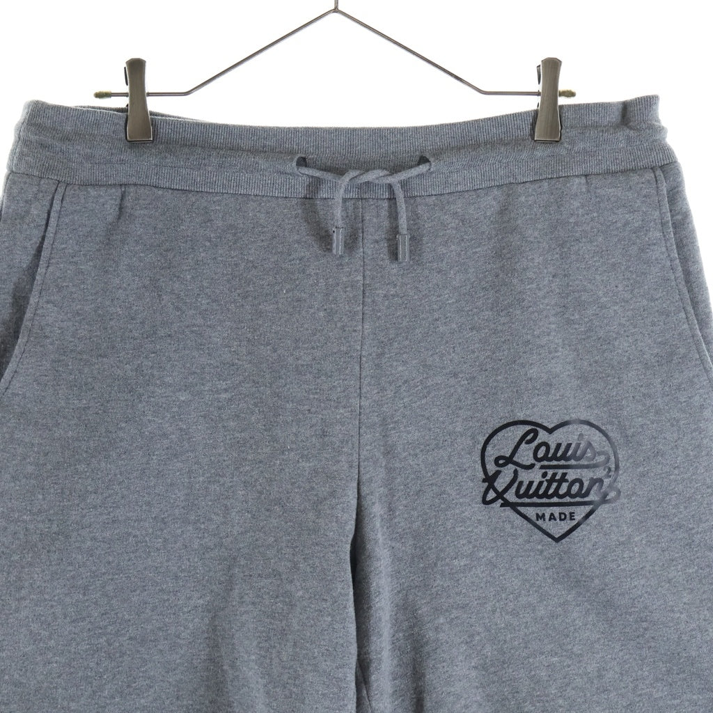 LOUIS VUITTON(ルイヴィトン) 22SS × NIGO ×ニゴ ロゴ プリント スウェット ショートパンツ グレー RM221M UYR HMY03W