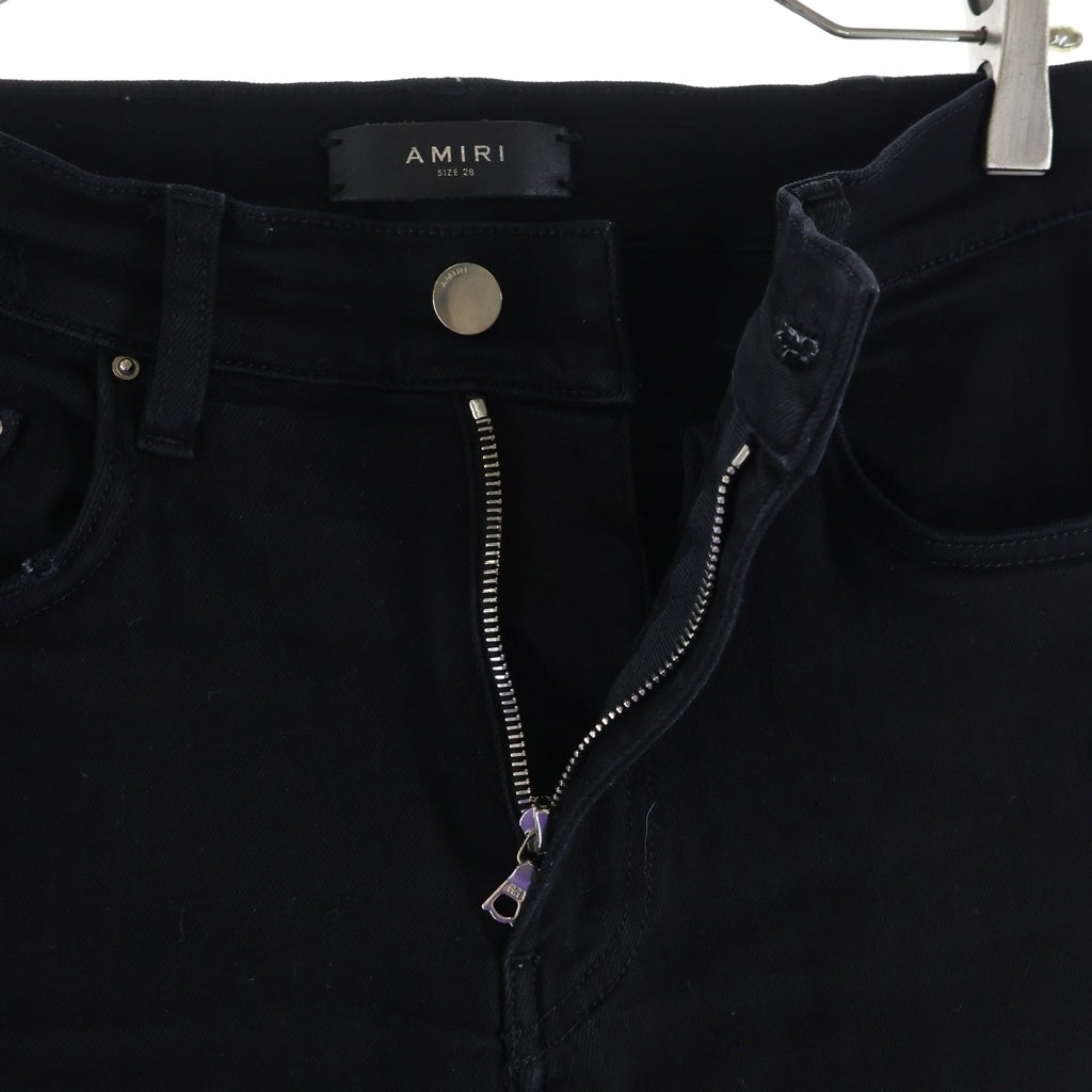 AMIRI(アミリ) バイカー初期蛇腹デニム スキニーパンツ ブラック