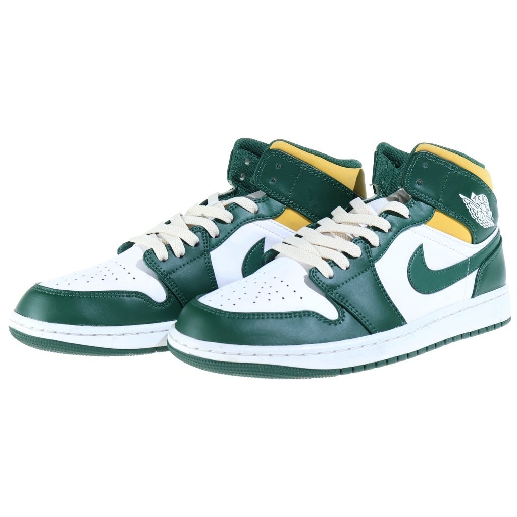 NIKE(ナイキ) AIR JORDAN 1 MID SEATTLE SUPERSONICS エアジョーダン1 ミッド シアトル スーパーソニックス ホワイト/グリーン 28.0cm 554724-371