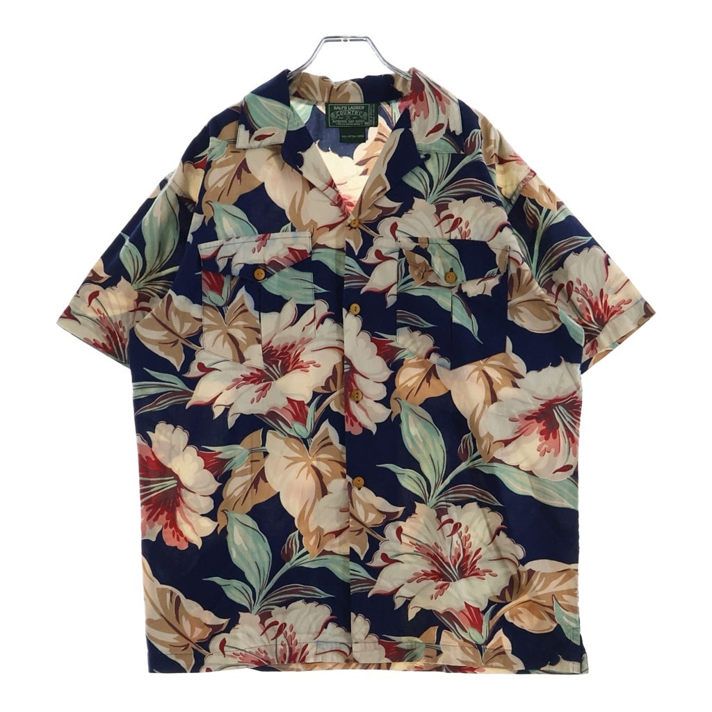 POLO RALPH LAUREN(ポロラルフローレン) 90S フローラル コットン アロハシャツ 総柄