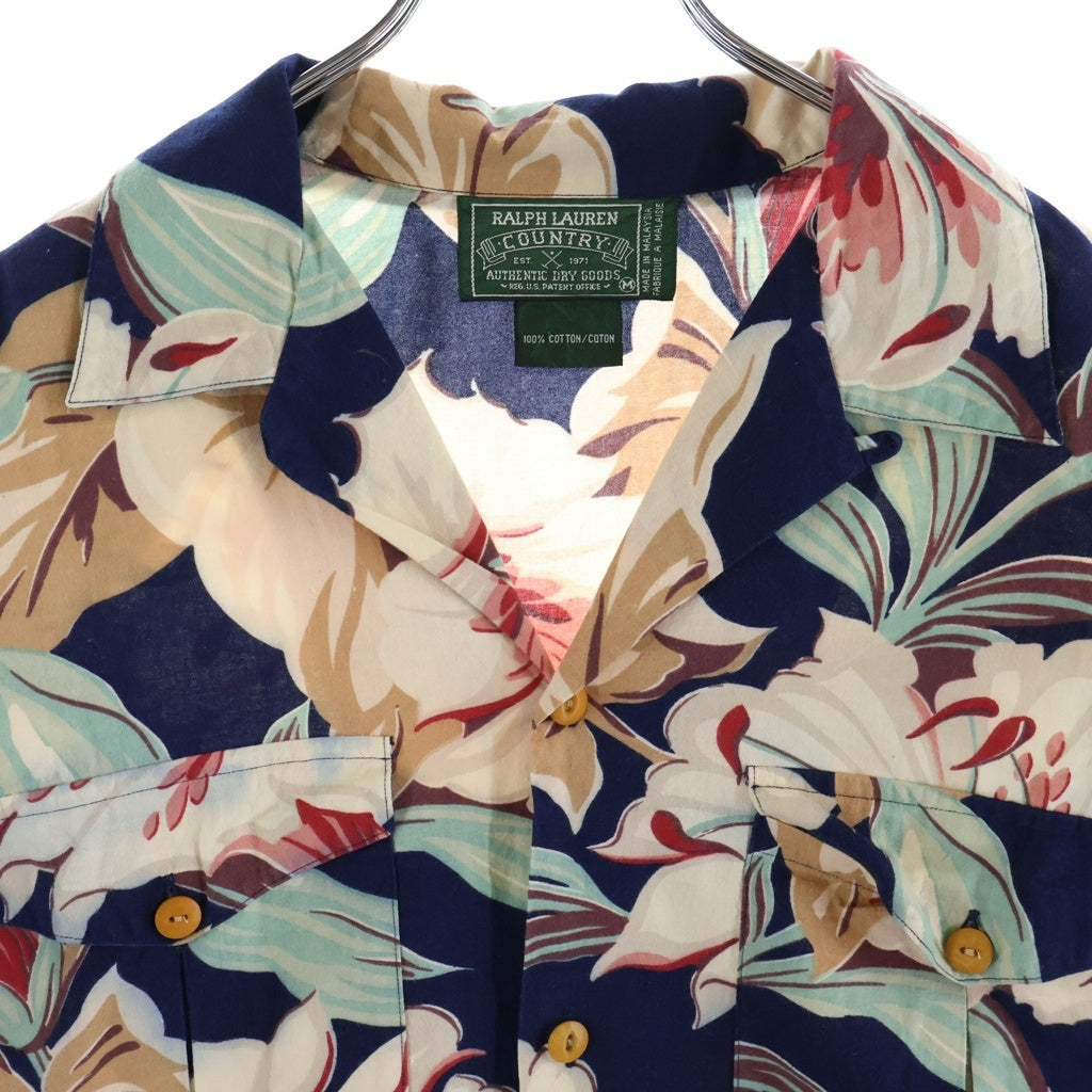 POLO RALPH LAUREN(ポロラルフローレン) 90S フローラル コットン アロハシャツ 総柄
