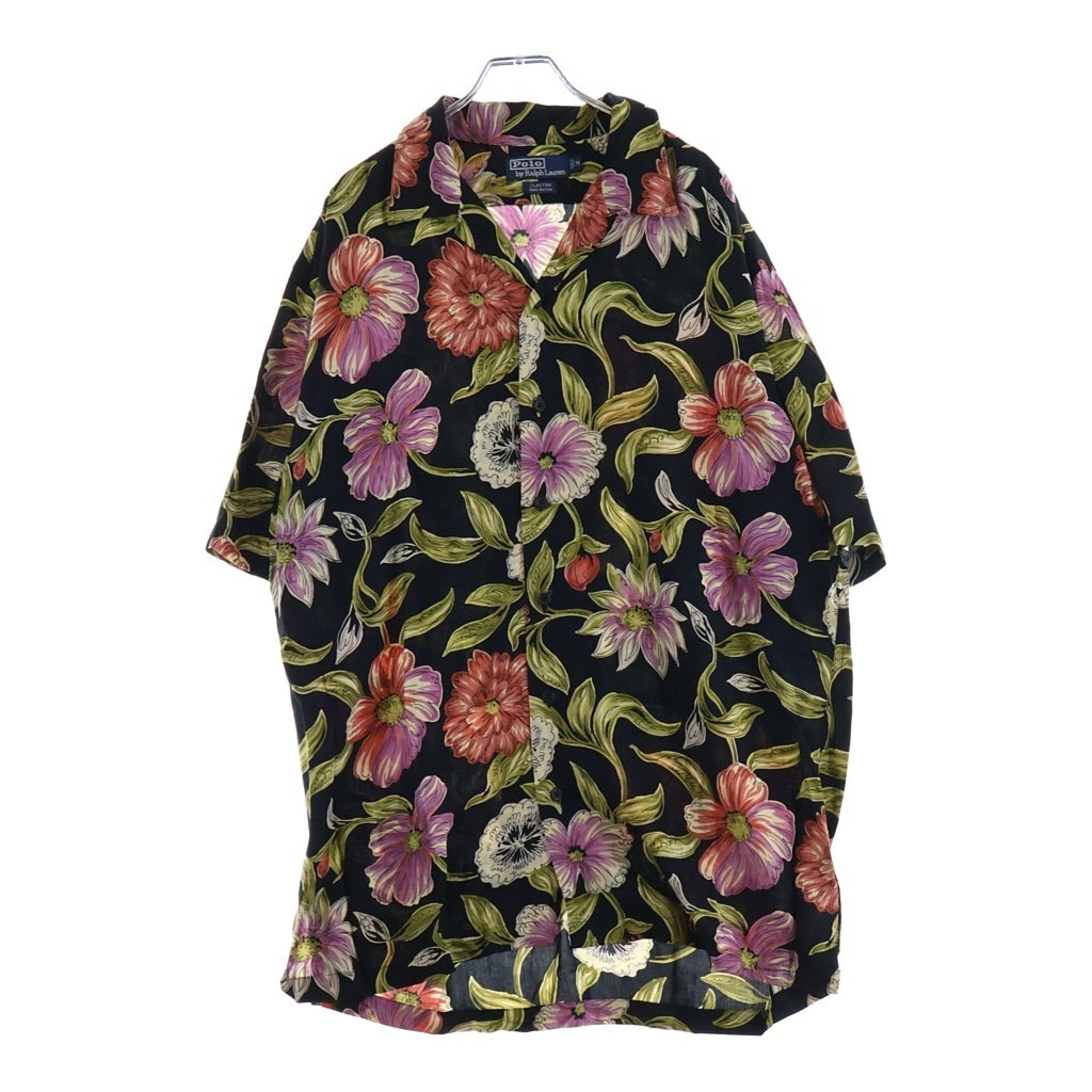 POLO RALPH LAUREN(ポロラルフローレン) 90S CLAYTON オープンカラー レーヨンシャツ 総柄