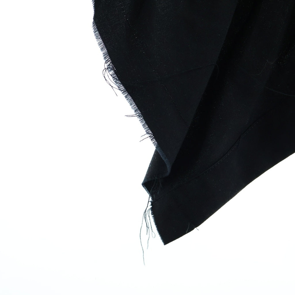 Yohji Yamamoto POUR HOMME(ヨウジヤマモト プールオム) アシンメトリー ダブルブレスト ロングコート ブラック