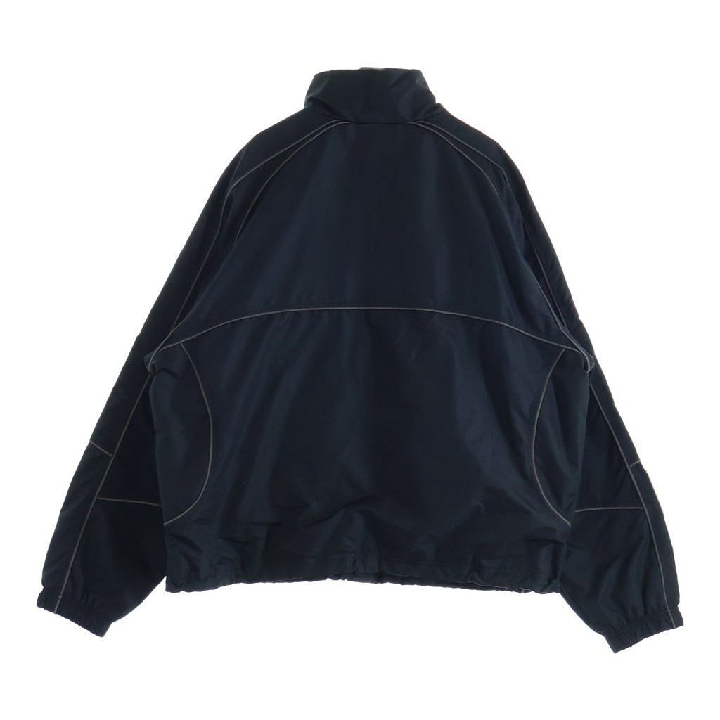SUPREME(シュプリーム) 24AW Reflective Piping Pullover リフレクティブ パイピング プルオーバー ハーフジップジャケット ブラック
