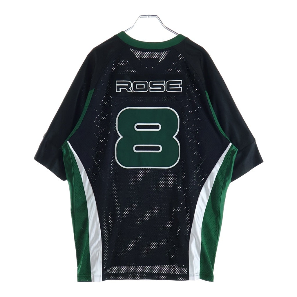 SUPREME(シュプリーム) 24AW ×Martine Rose Football Jersey マーティン・ローズ フットボールジャージ メッシュ半袖Tシャツカットソー ブラック/グリーン