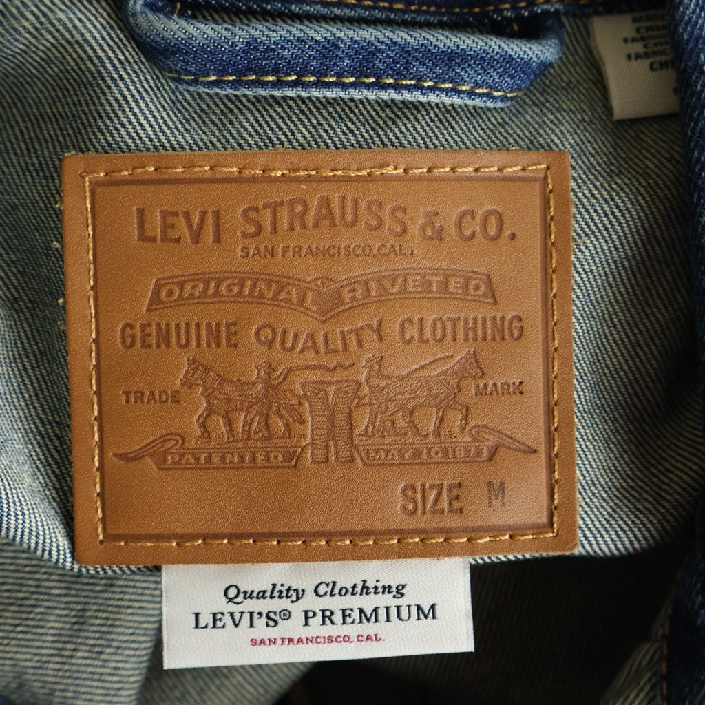 Levi's premium(リーバイスプレミアム) ×EDIFICE Type1 DENIM JACKET デニムトラッカージャケット インディゴ A9516-0000