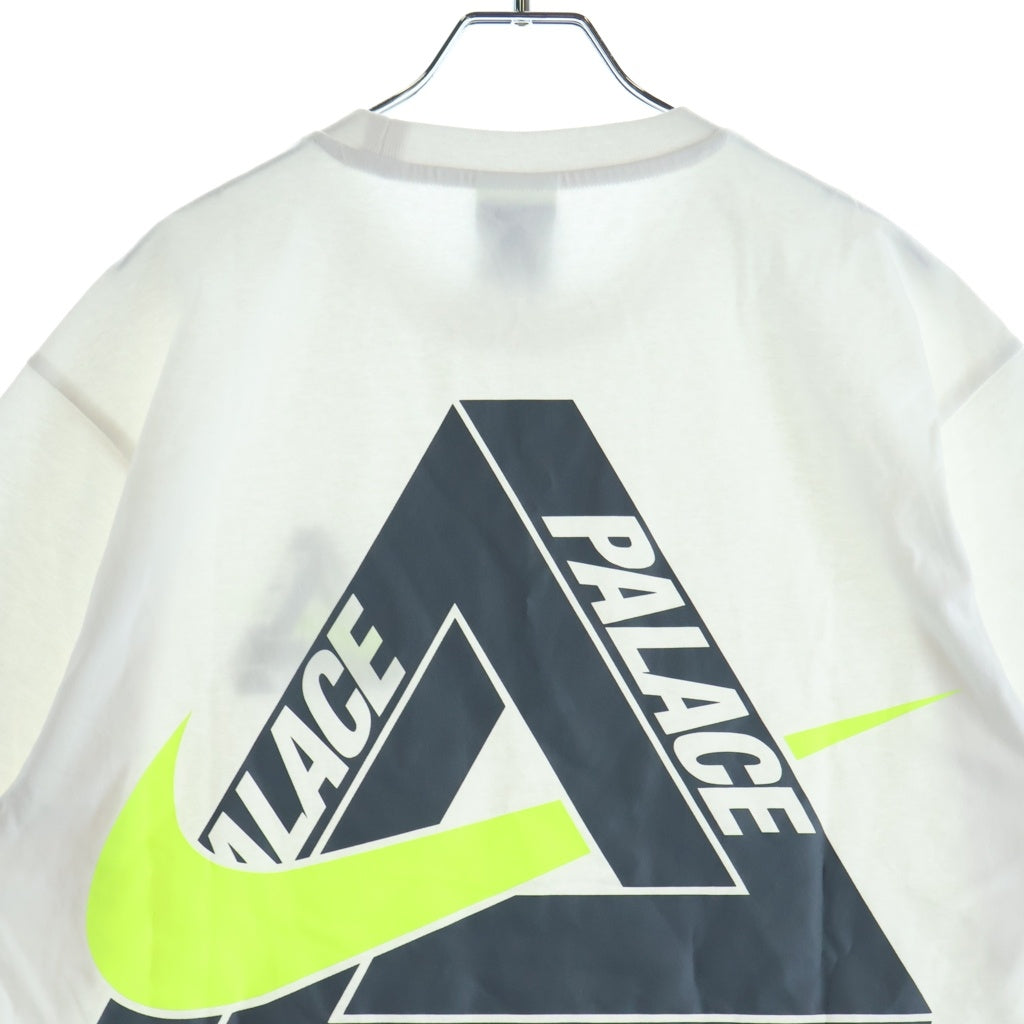 Palace Skateboards(パレススケートボーズ) ×NIKE TRI SWOOSH T-SHIRT トライアングル スウッシュロゴプリント 半袖Tシャツカットソー ホワイト P29TS273
