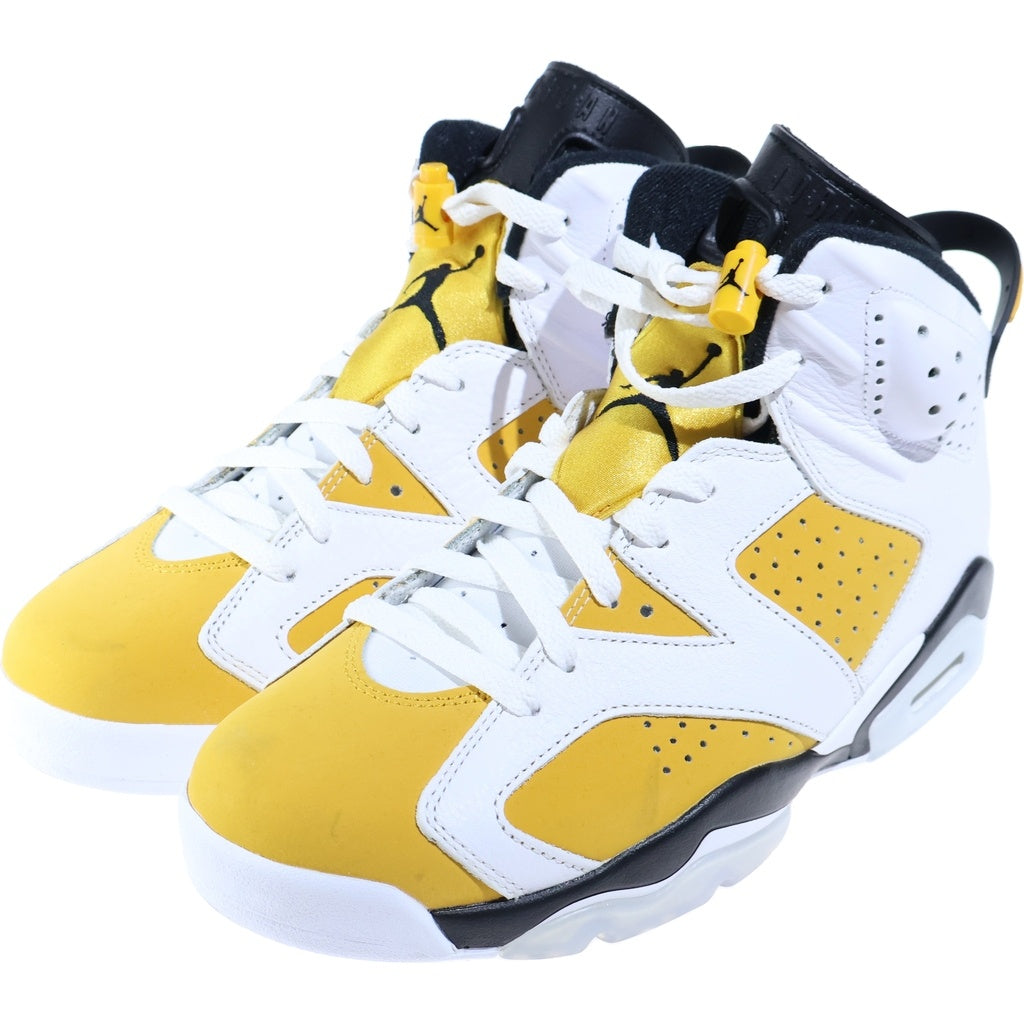 NIKE(ナイキ) Air Jordan 6 Retro Yellow Ochre エアジョーダン6 レトロ イエローオークル ハイカットスニーカー イエロー/ホワイト US9/27.0cm CT8529-170