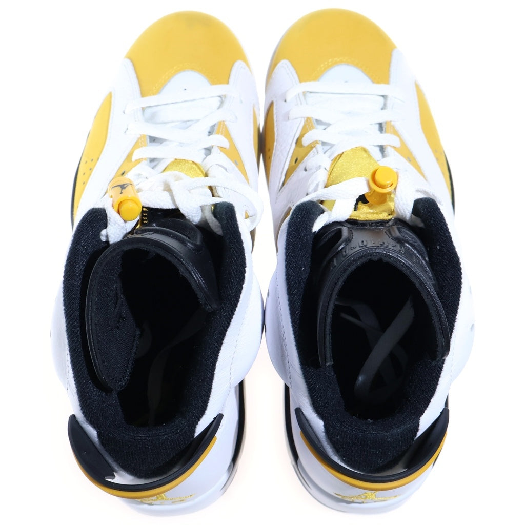 NIKE(ナイキ) Air Jordan 6 Retro Yellow Ochre エアジョーダン6 レトロ イエローオークル ハイカットスニーカー イエロー/ホワイト US9/27.0cm CT8529-170