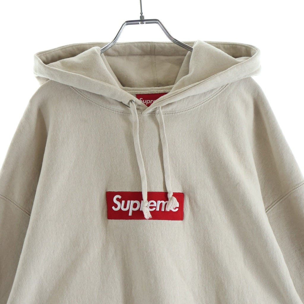 SUPREME(シュプリーム) 24AW Box Logo Hooded Sweatshirt ボックスロゴ フーディ プルオーバー スウェット パーカー ベージュ