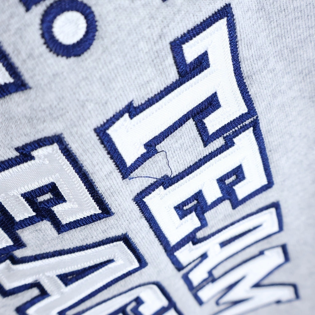 SUPREME(シュプリーム) 25AW League Champs Zip Up Hooded Sweatshirt ロゴ刺繍 ジップアップパーカー フーディー グレー