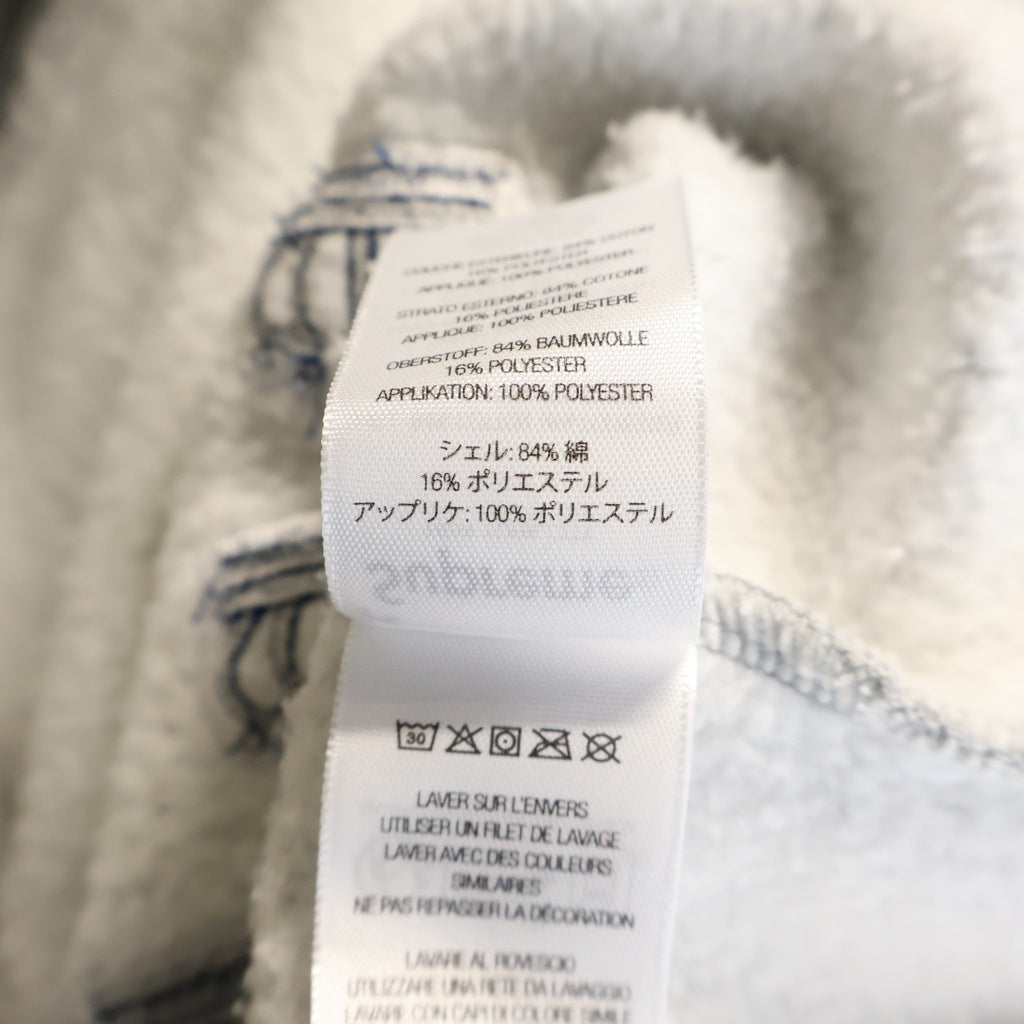 SUPREME(シュプリーム) 25AW League Champs Zip Up Hooded Sweatshirt ロゴ刺繍 ジップアップパーカー フーディー グレー