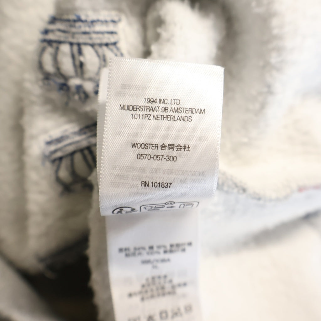 SUPREME(シュプリーム) 25AW League Champs Zip Up Hooded Sweatshirt ロゴ刺繍 ジップアップパーカー フーディー グレー