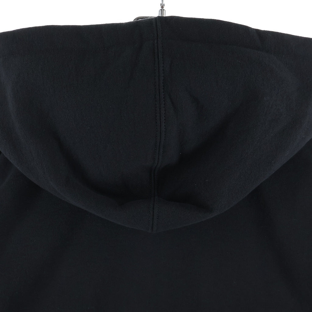 SUPREME(シュプリーム) 25AW Collegiate Applique Zip Up Hooded Sweatshirt ロゴ刺繍 ジップアップパーカー フーディー ブラック
