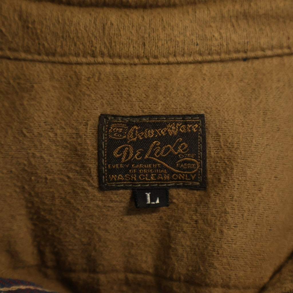 NO BRAND(ノーブランド) DELUXWEAR GRAND ND UNION グランドユニオン HV-36 チェック 長袖シャツ ネルシャツ マルチカラー