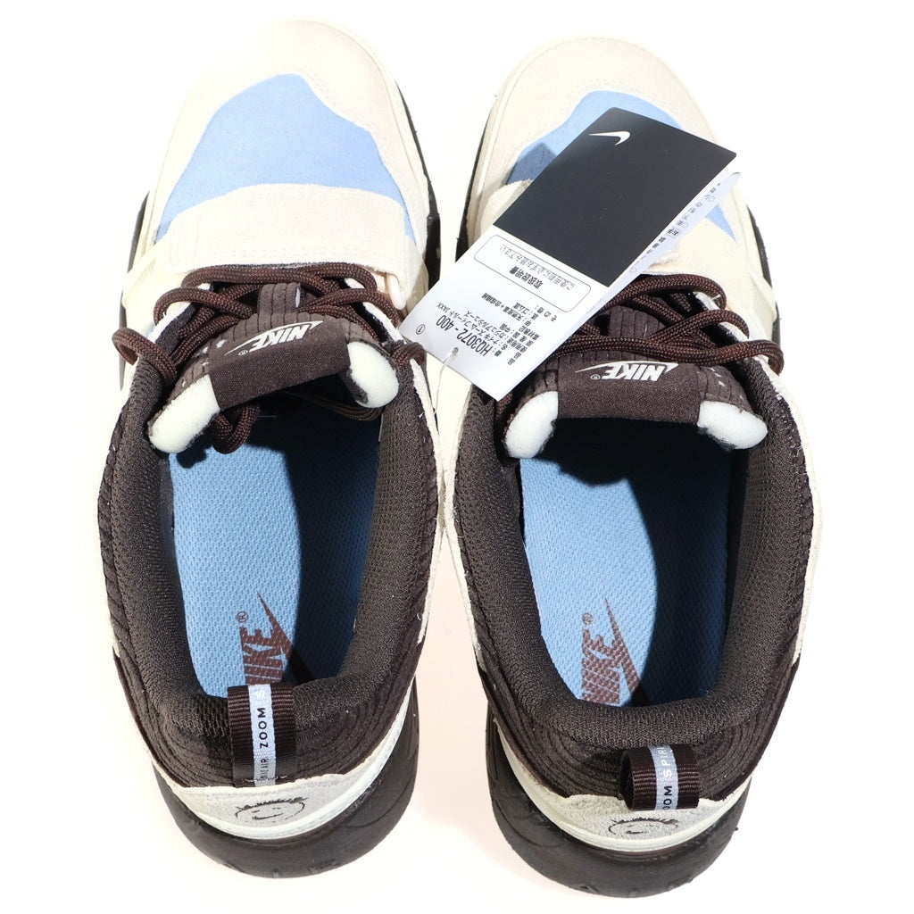 NIKE(ナイキ) OOM FIELD JAXX CACTUS JACK LECHE BLUE/BAROQUE BROWN ズーム フィールド ジャックス トラヴィス・スコット/カクタスジャック ハイカットスニーカー HQ3072-400
