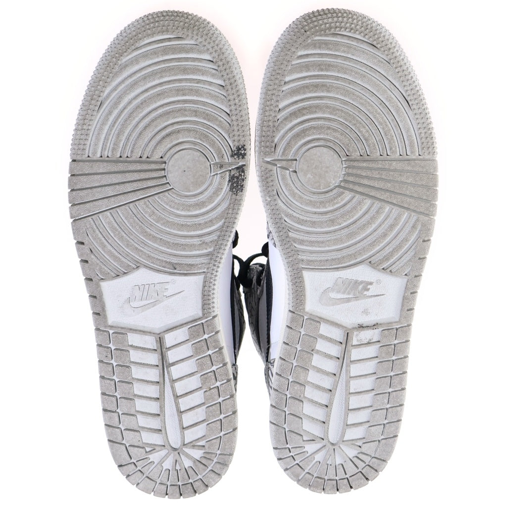 NIKE(ナイキ) GS AIR JORDAN 1 RETRO HIGH OG WHITE CEMENT エアジョーダン1ホワイトセメント FD1437-052 レディース ハイカットスニーカー US6Y/24.0cm ホワイト