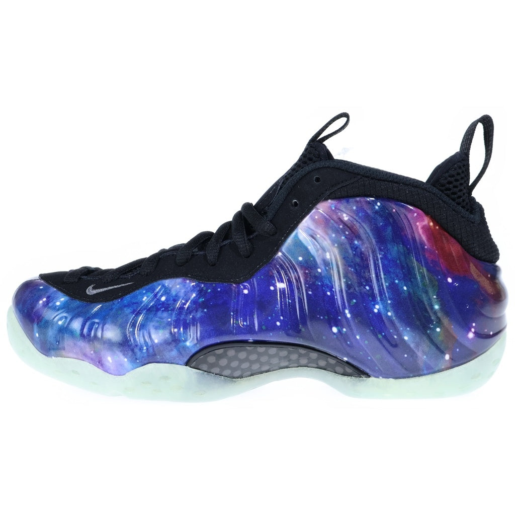 NIKE(ナイキ) FOAMPOSITE ONE GALAXY エア フォームポジット ワン ギャラクシー FQ4303-400 ミッドカットスニーカー レディース US6.5/24.5cm ブルー/ブラック
