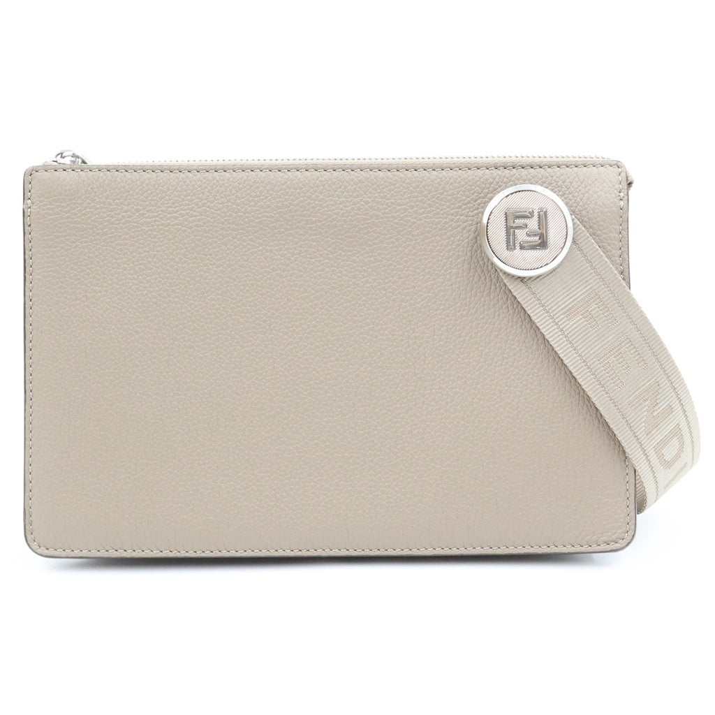 FENDI(フェンディ) Chiodo Clutch キオード クラッチバッグ ベージュ 7VA621