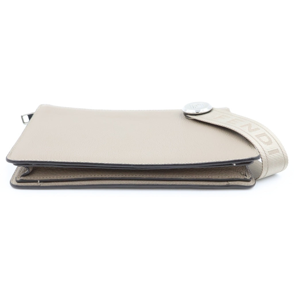 FENDI(フェンディ) Chiodo Clutch キオード クラッチバッグ ベージュ 7VA621