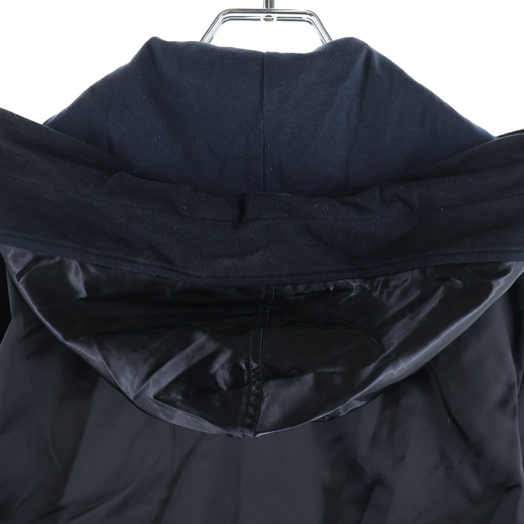 DOLCE & GABBANA(ドルチェアンドガッバーナ) Metal Logo Hoodie メタル ロゴ フーディー サイドライン ジップパーカー ブラック