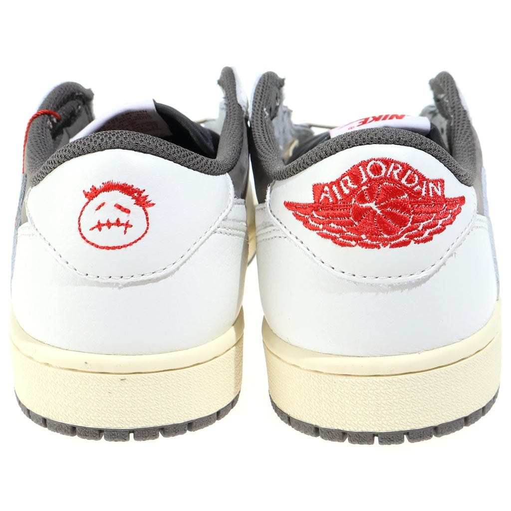 NIKE(ナイキ) ×TRAVIS SCOTT AIR JORDAN 1 LOW REVERSE MOCHA トラヴィススコット エアジョーダン1 リバースモカ ローカットスニーカー US9.5/27.5cm DM7866-162