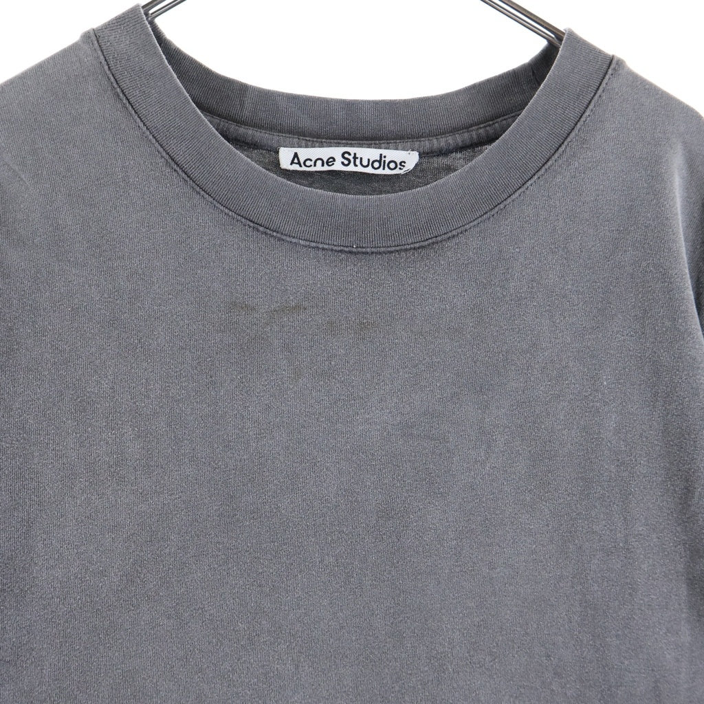 Acne Studios(アクネ ストゥディオズ) Extorr Cotton-Jersey T-Shirt エクストラコットン 半袖Tシャツ グレー FN-MN-TSHI000458