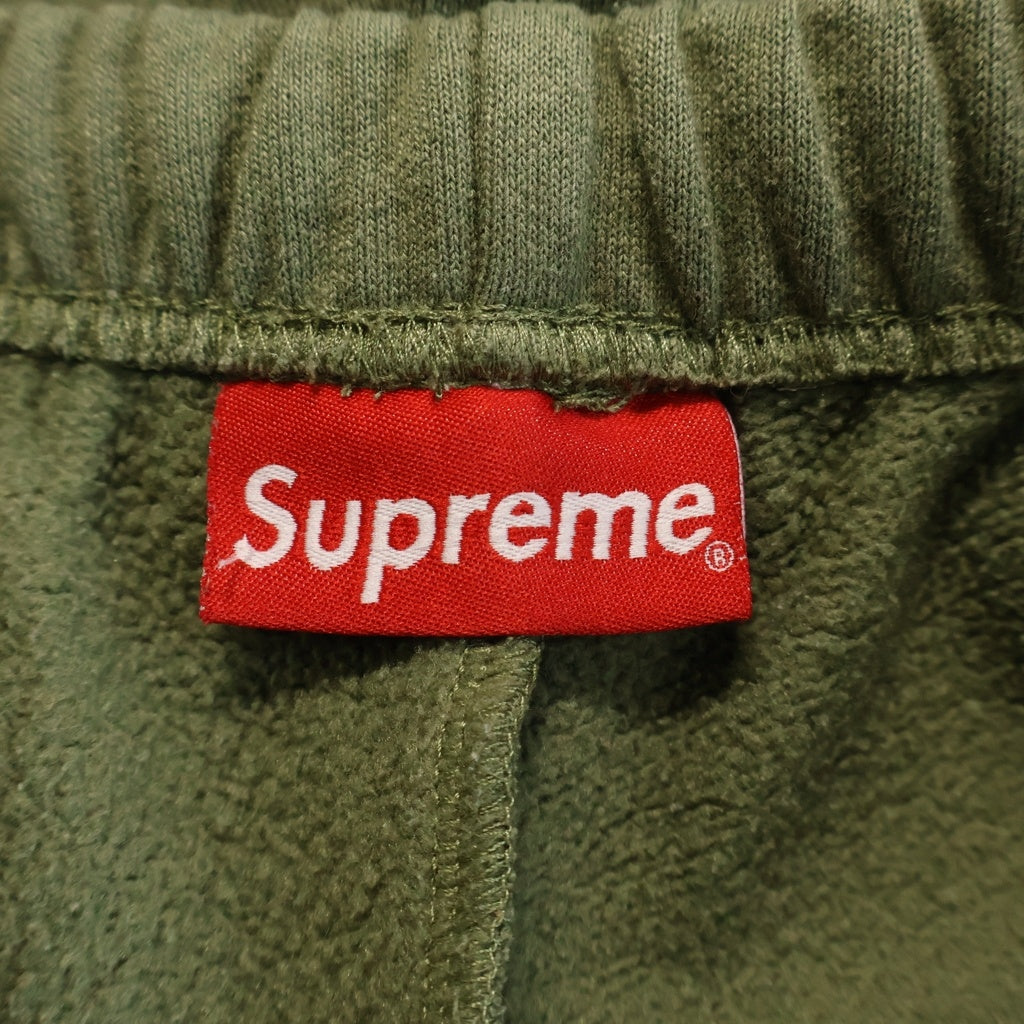 SUPREME(シュプリーム) 21SS Laser Cut S Logo Sweatshort Sロゴスウェットショーツ ハーフパンツ カーキ