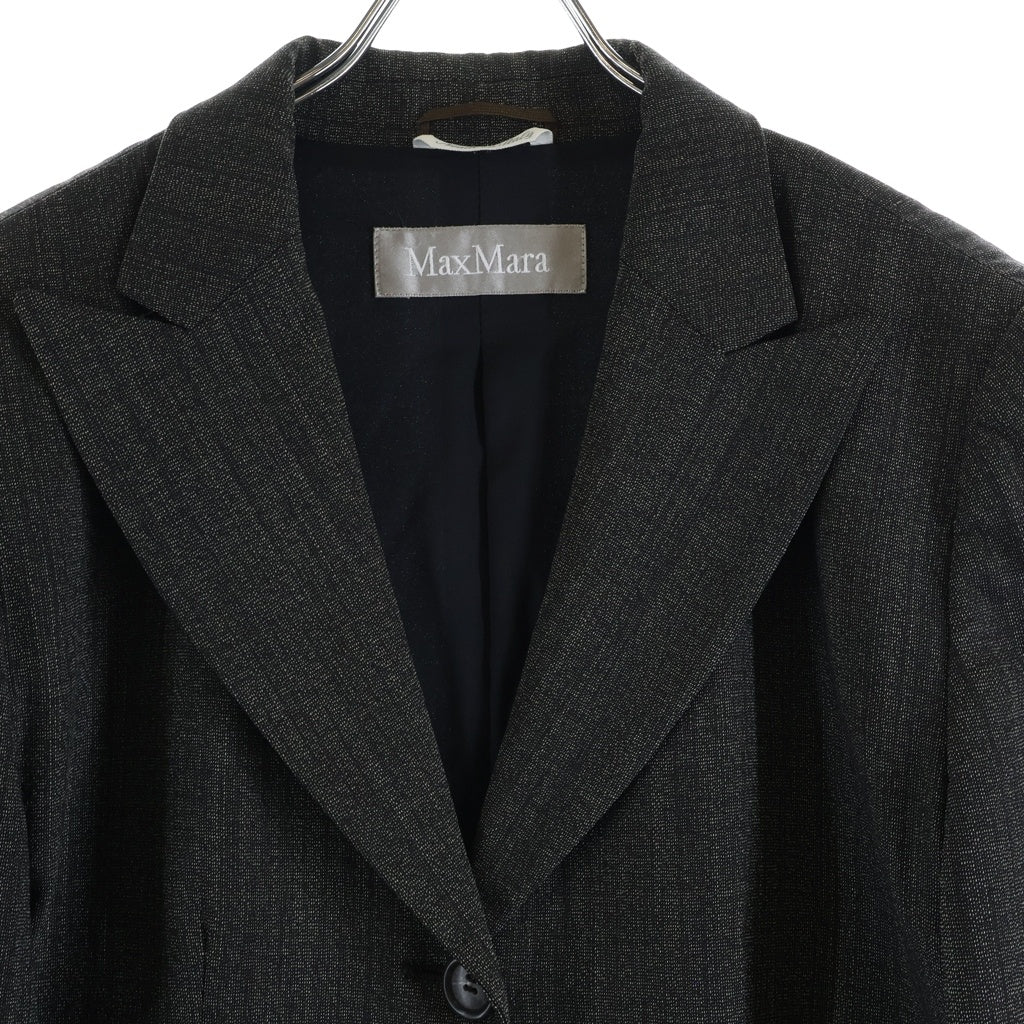 Max Mara(マックスマーラ) テーラードジャケット コート バージンウール グレー TIC1001 レディース