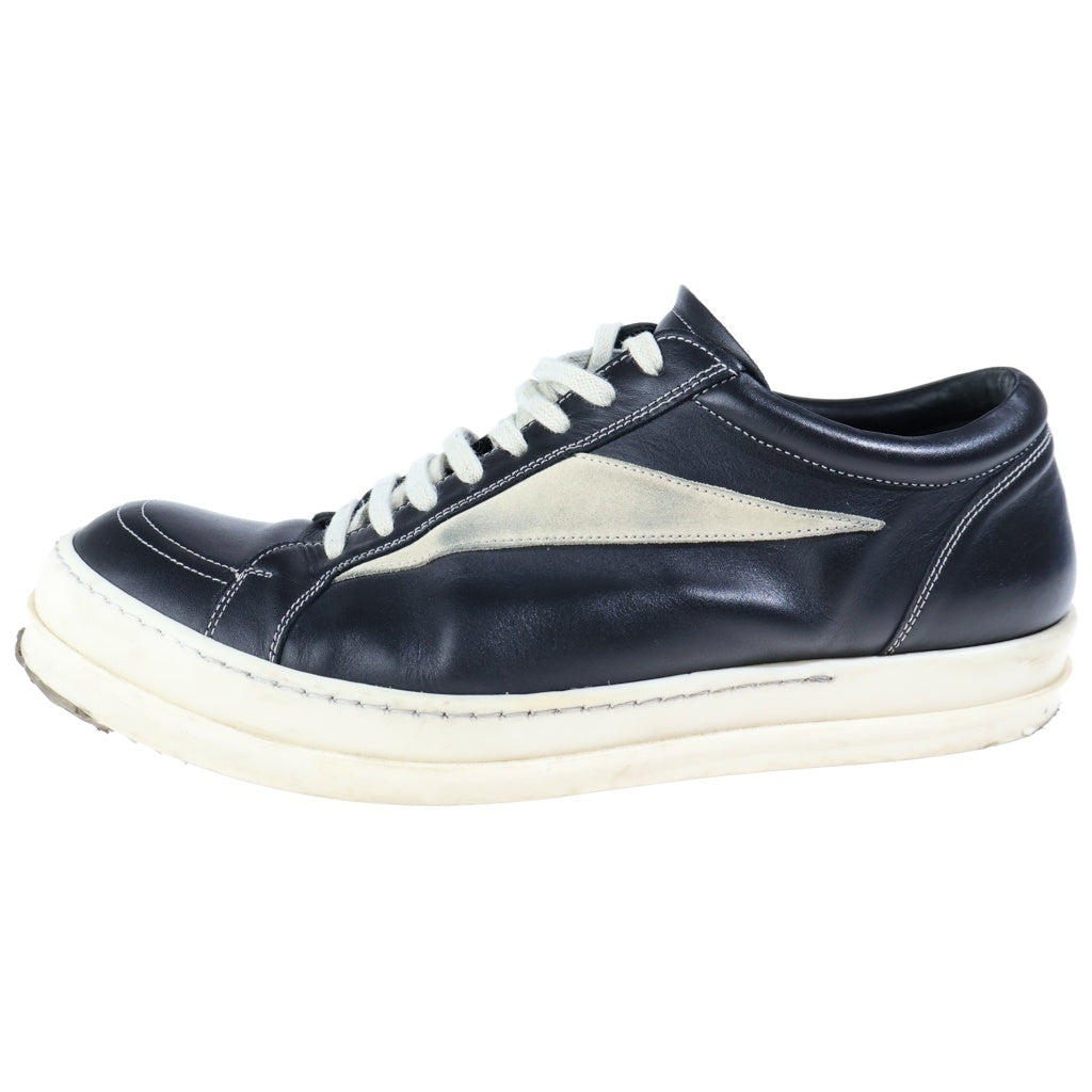 Rick Owens(リックオウエンス) VINTAGE SNEAKS ヴィンテージ スニークス ローカットスニーカー ブラック/ホワイト