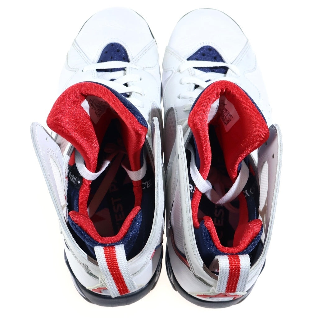 NIKE(ナイキ) AIR JORDAN RETRO BCFC ナイキ エア ジョーダン 7 レトロ パリサンジェルマン US8.5/26.5cm ホワイト/ネイビー CZ0789-105