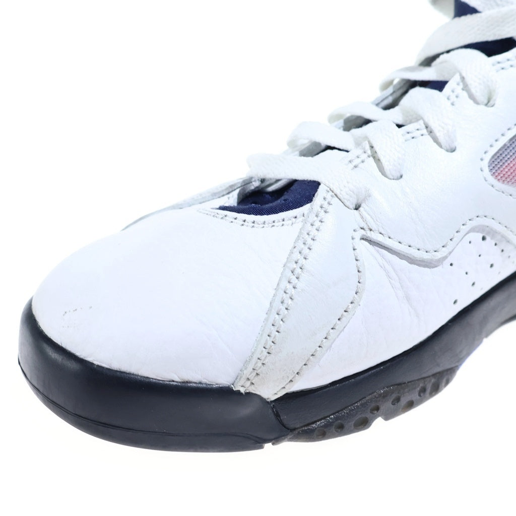 NIKE(ナイキ) AIR JORDAN RETRO BCFC ナイキ エア ジョーダン 7 レトロ パリサンジェルマン US8.5/26.5cm ホワイト/ネイビー CZ0789-105