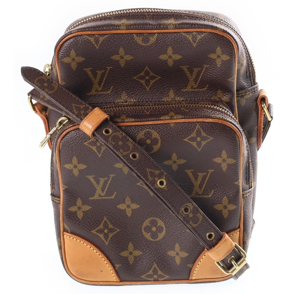 LOUIS VUITTON(ルイヴィトン) モノグラム アマゾン ショルダーバッグ レザー×PVC ブラウン M45236 レディース