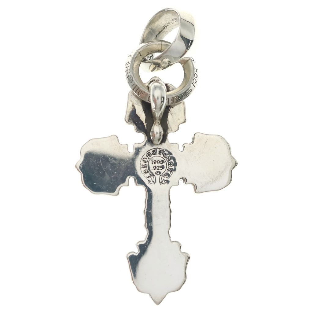 CHROME HEARTS(クロムハーツ) FILIG CROSS-XSM W BALE フィリグリークロスXSベイル wベイル ネックレストップ シルバー