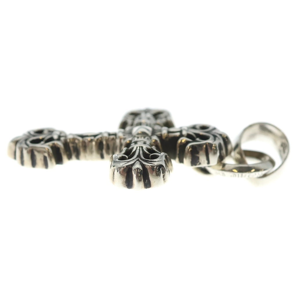 CHROME HEARTS(クロムハーツ) FILIG CROSS-XSM W BALE フィリグリークロスXSベイル wベイル ネックレストップ シルバー