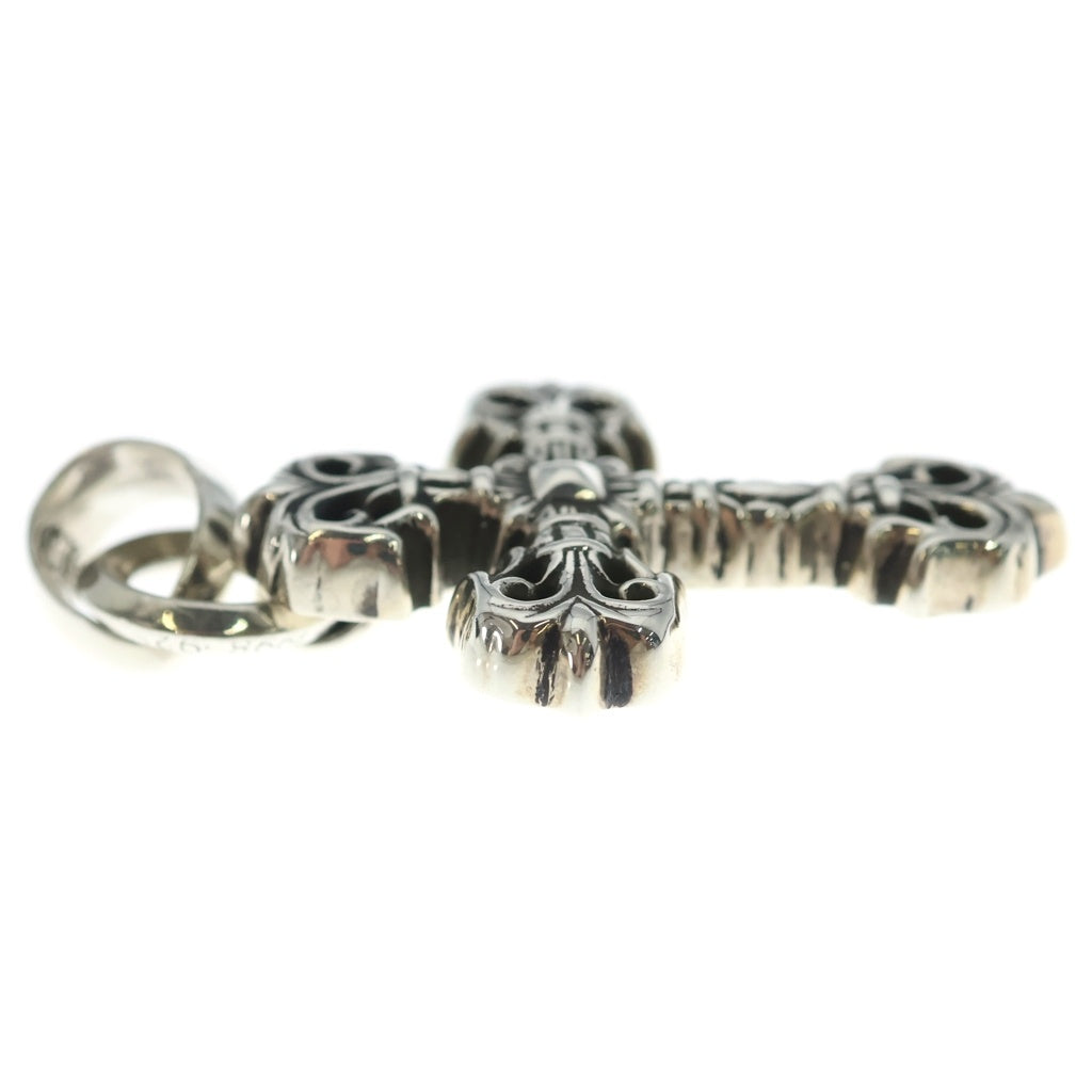 CHROME HEARTS(クロムハーツ) FILIG CROSS-XSM W BALE フィリグリークロスXSベイル wベイル ネックレストップ シルバー