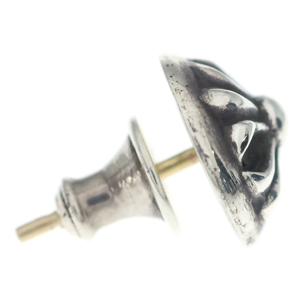 CHROME HEARTS(クロムハーツ) STUD CRSBLL クロスボールスタッドピアス シルバー BCA110