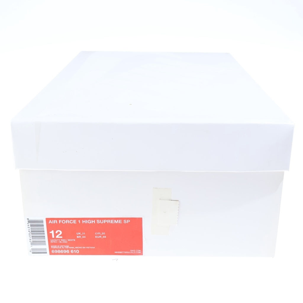 NIKE(ナイキ) 14AW ×SUPREME AIR FORCE 1 HIGH WORLD FAMOUS エアフォース1 ハイ ワールド フェイマス ハイカットスニーカー US12/30cm 698696 610