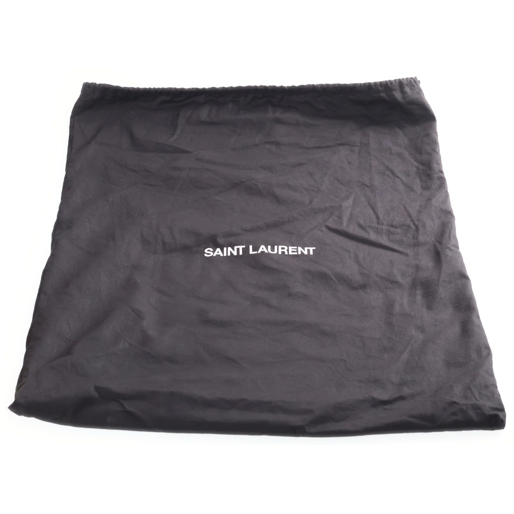 SAINT LAURENT PARIS(サンローランパリ) サックドジュール スープル レザートートバッグ ブラック 647168